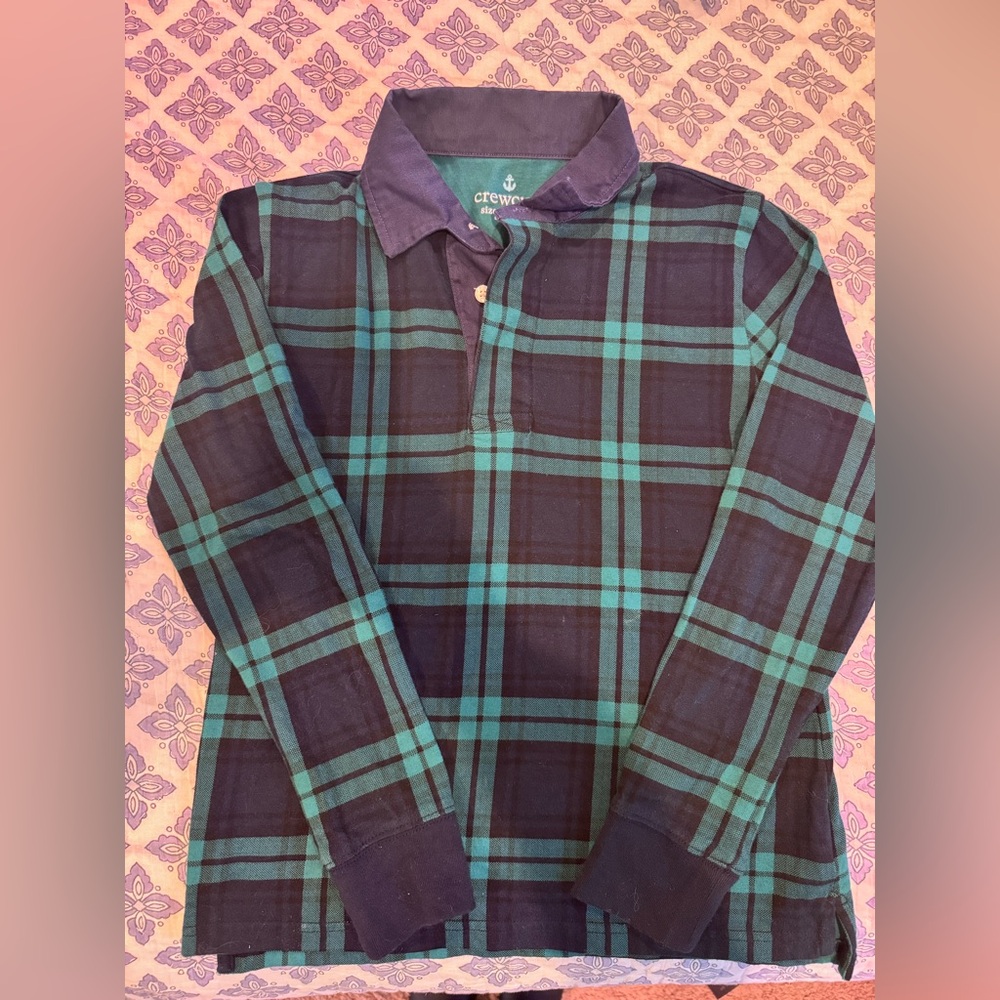 Jcrew‎ Boys long sleeve plaid shirt